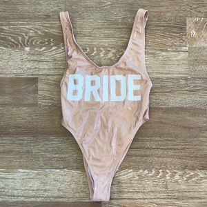 Dippin’ Daises BRIDE one piece bikini